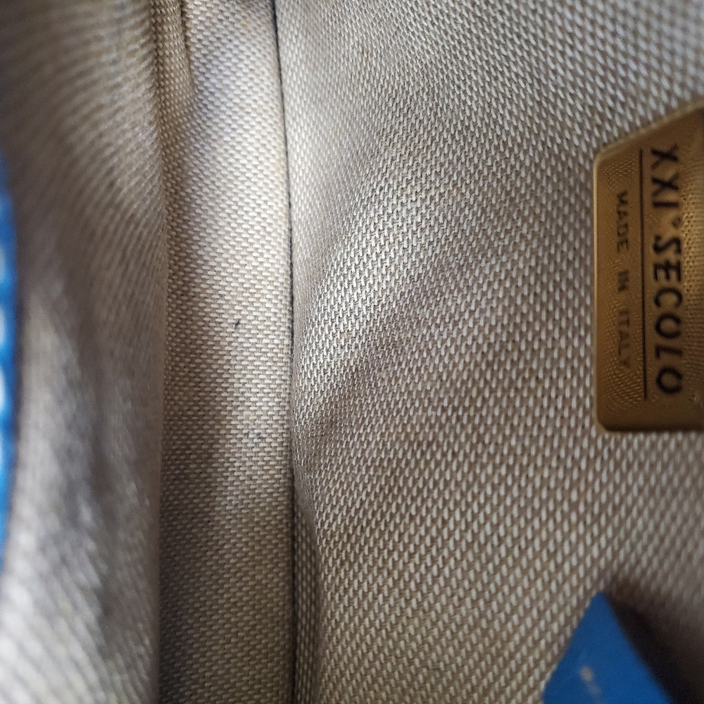 Xxi Secolo Leather Blue Bag - Gem